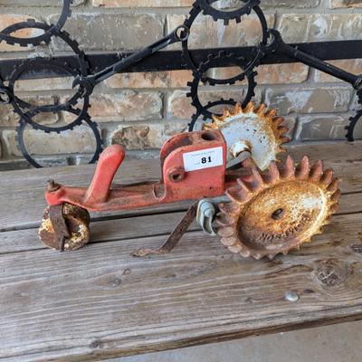 Sale Photo Thumbnail #398: Cast Iron lawn tractor
