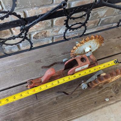 Sale Photo Thumbnail #402: Cast Iron lawn tractor