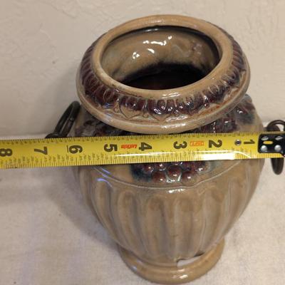 Sale Photo Thumbnail #471: ceramic vase with side rings