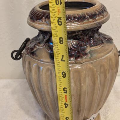 Sale Photo Thumbnail #470: ceramic vase with side rings