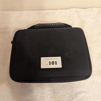 Sale Photo Thumbnail #528: DYMO label maker with case and label tape