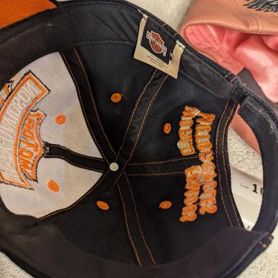 Harley Davidson hats- set of 2