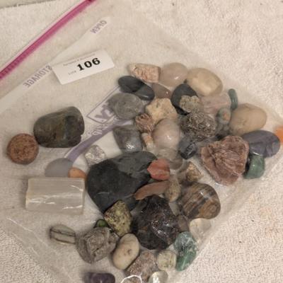 Rocks- rose rock, quartz and other