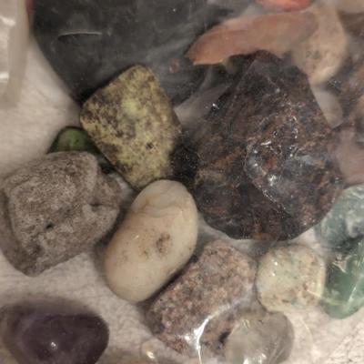 Rocks- rose rock, quartz and other