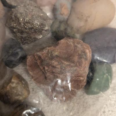 Rocks- rose rock, quartz and other