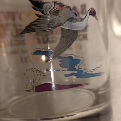 Sams town 22k gold & platinum glasses- ducks- read notes