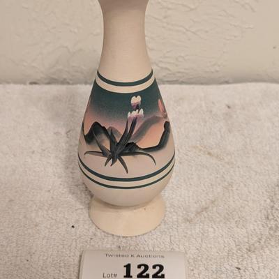 New West hand painted pottery vase