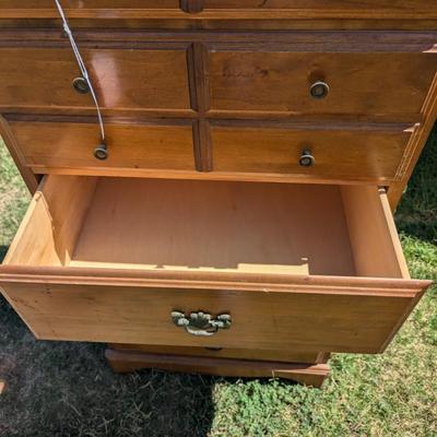 Chest of drawers 42 tall, 17 deep and 22 wide- great for a tight space