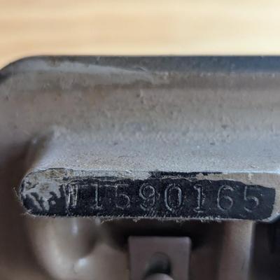 Singer sewing machine in cabinet