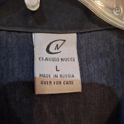 Sale Photo Thumbnail #560: Claudio Nucci size L Graphic shirt short sleeve button up 