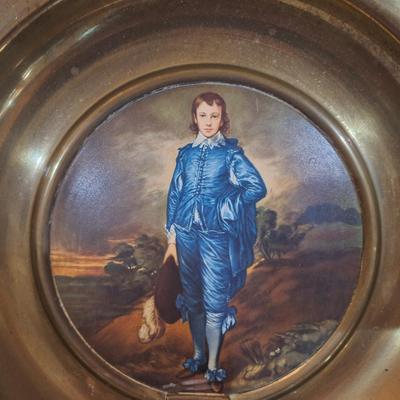 Sale Photo Thumbnail #563: The Blue boy brass  plate