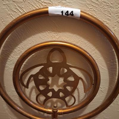Sale Photo Thumbnail #579: copper water sprinkler yard art