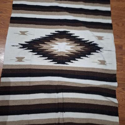 Sale Photo Thumbnail #580: Throw blanket with southwest diamond design
