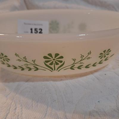Sale Photo Thumbnail #605: glass bake and other small ceramic dish with lid