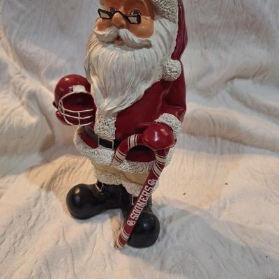 Sale Photo Thumbnail #607: Plastic Santa wearing sooners stuff