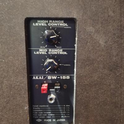 AKAI SW-155 set of 4 vintage speakers in GREAT condition