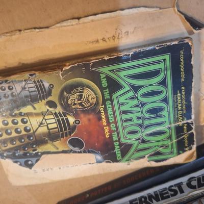 Sale Photo Thumbnail #674: the Dr Who book is in the worst shape of all the books.  See all photos.