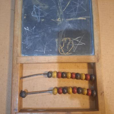 Sale Photo Thumbnail #697: vintage chalkboard and counters