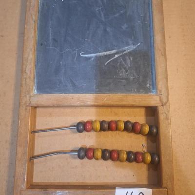 Sale Photo Thumbnail #696: vintage chalkboard and counters