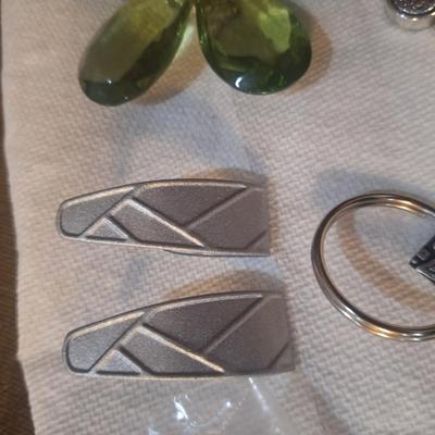 Sale Photo Thumbnail #732: pin, ring, earrings, key chain and brighton bookmark