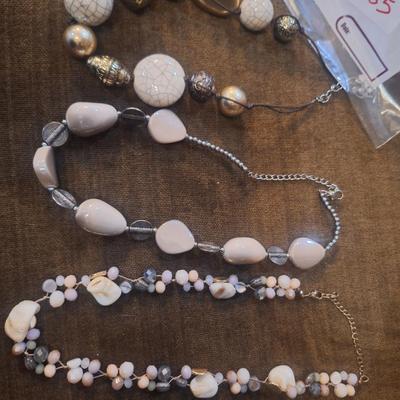 Sale Photo Thumbnail #752: 3 necklaces