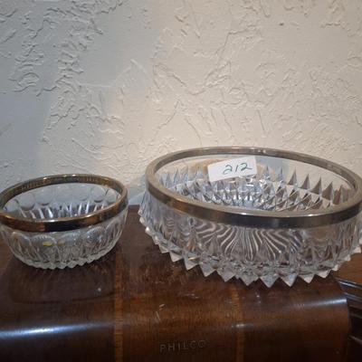 Sale Photo Thumbnail #882: crystal bowls