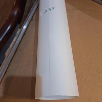 Sale Photo Thumbnail #985: the magnets were used to roll out the print and flatten it for photos.  Print is rolled back up for pickup.