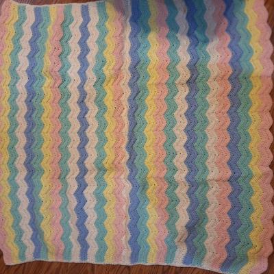 Sale Photo Thumbnail #1055: crocheted baby blanket