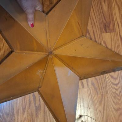 Sale Photo Thumbnail #1080: large metal stars - patriotic design