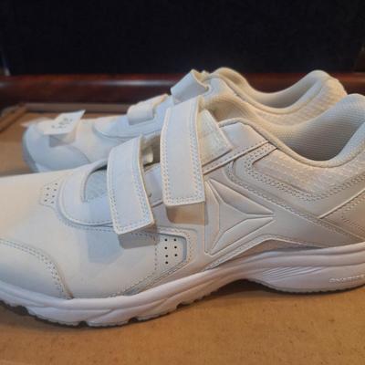 Sale Photo Thumbnail #1095: reebok velcro sneakers men's 10.5