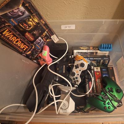 Sale Photo Thumbnail #1128: these are untested electronics from storage unit- it's a mixed group  
