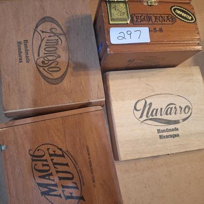 Sale Photo Thumbnail #1246: empty cigar boxes