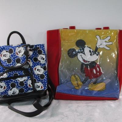 Sale Photo Thumbnail #75: Backpack is 8-1/2" x 8-1/2" x 3-1/2", Tote is 12" x 10-1/4" x 3-1/4" at bottom, See pictures