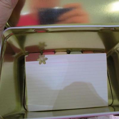 Sale Photo Thumbnail #176: Suitcase is 11-1/4" x 7-5/8" x 3-1/2" deep, Photo box 11-1/4" x 4-3/8" tall x metal box 7-1/2" wide, 7" x 4" x 5" tall