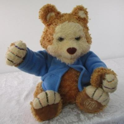 Sale Photo Thumbnail #210: A story-telling toy from Hasbro, see pictures, 9-1/2" x 12" x 14", bear only does not have additional books or inserts. Sings, talks, nods his head, raises his hands, wiggles his ears, eyes open & close, mouth moves, has games, takes 4 D batteries not inc
