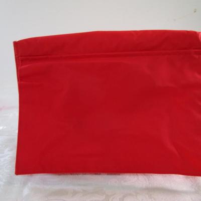 Sale Photo Thumbnail #378: Blue is 7-1/4" deep x 11" x 10" tall & has front zipper pouch; red is model CLR-01A & is 12 liter (8-1/2" deep x 9" tall x 13" long) and takes 4 AA batteries not included 