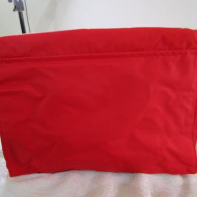 Sale Photo Thumbnail #379: Blue is 7-1/4" deep x 11" x 10" tall & has front zipper pouch; red is model CLR-01A & is 12 liter (8-1/2" deep x 9" tall x 13" long) and takes 4 AA batteries not included 