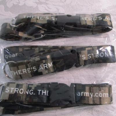 Sale Photo Thumbnail #396: Briefcase type (16" x 12-3/4" x 3-1/4" deep) and lanyards are new in pkg., see pictures