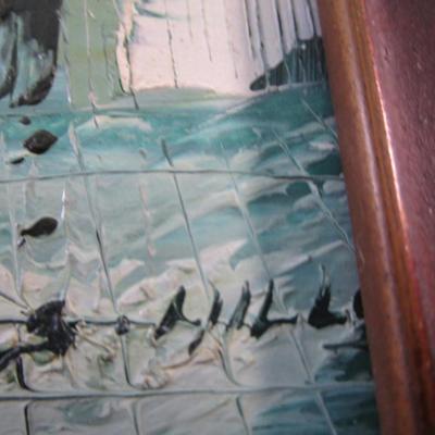 Sale Photo Thumbnail #426: Painting is 4-7/8" wide x 7" tall without the frame