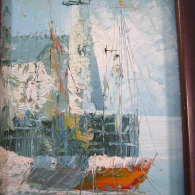 Sale Photo Thumbnail #431: Painting is 4-7/8" wide x 7" tall without the frame