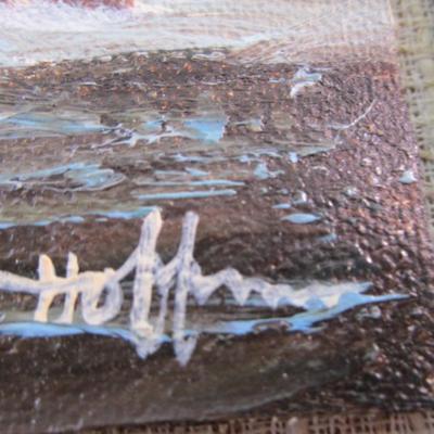 Sale Photo Thumbnail #433: Painting is 5" wide x 7" tall without the frame