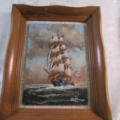 Sale Photo Thumbnail #432: Painting is 5" wide x 7" tall without the frame