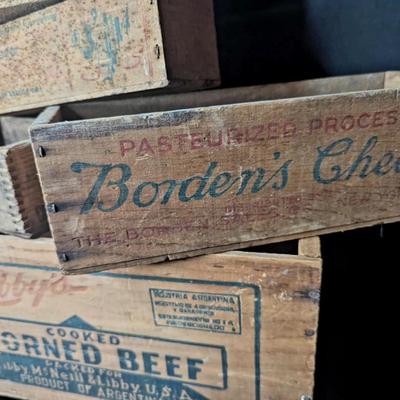 Vintage Wooden Boxes/Crates
