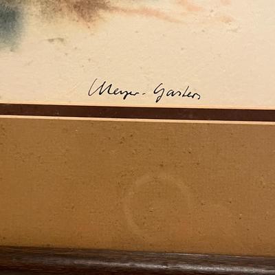 Three Meyer Garlen Watercolor Art Prints (BB-MG)