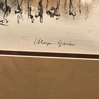 Three Meyer Garlen Watercolor Art Prints (BB-MG)