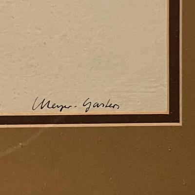 Three Meyer Garlen Watercolor Art Prints (BB-MG)