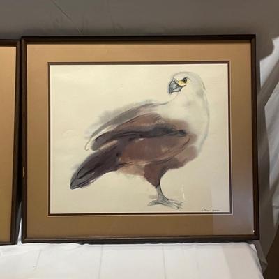 Three Meyer Garlen Watercolor Art Prints (BB-MG)