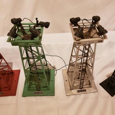 Vintage Lionel Rotary Beacons/Flood Lights (T2-KD)
