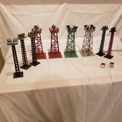 Vintage Lionel Rotary Beacons/Flood Lights (T2-KD)