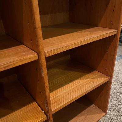Pair of Wooden Bookcases (T2-MG)